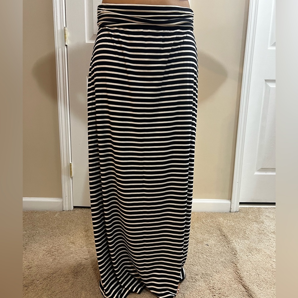 J.crew stripe skirt